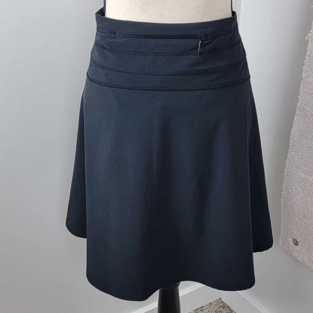 Athleta All Day Skort 14 Black High Rise Active Travel Golf Skirt Gorpcore - Picture 3 of 14